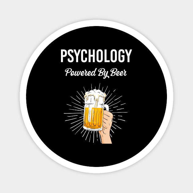 Beer Psychology Magnet by Happy Life